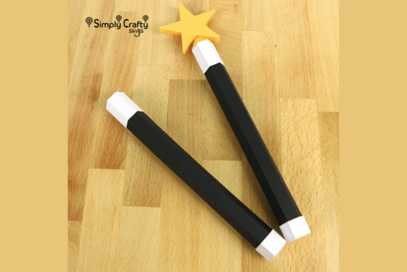 3D Magic Wand Box SVG