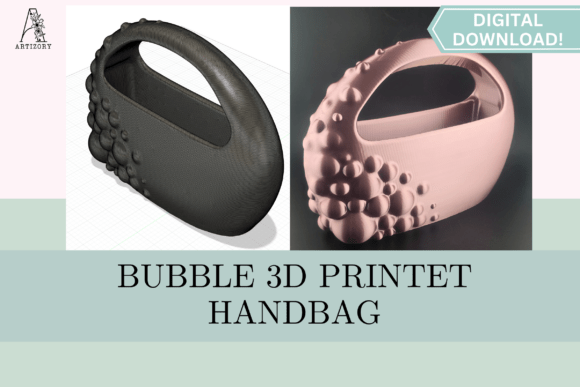 Avant-Garde Bubble Purse 3D Print STL