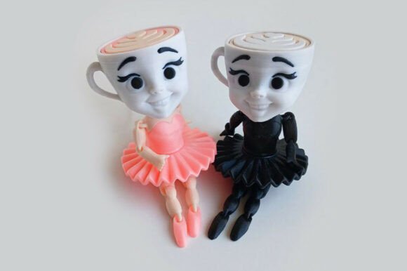 Ballerina Cappuccina: The Perfect Blend of Ballet Elegance and 3D Printing Charm
