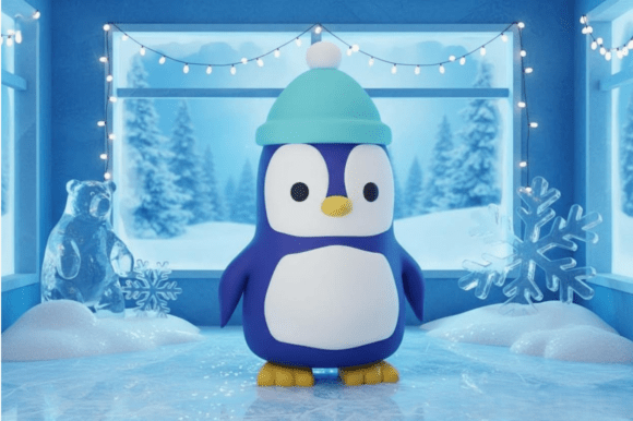 Cute Chibi Penguin 3D Model Print