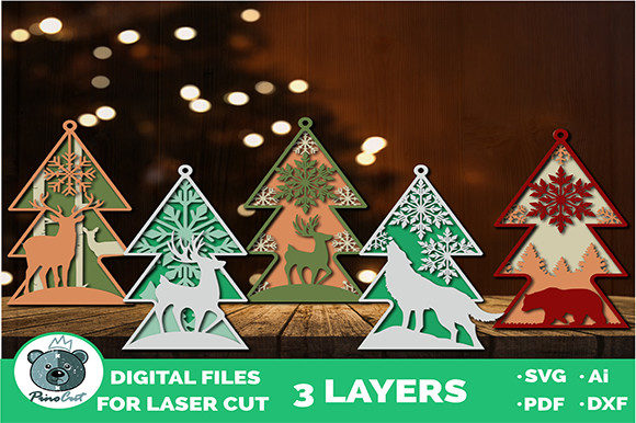 Mastering the Art of 3D Layered Christmas Tree Ornaments: A CNC and Laser Cutting Guide