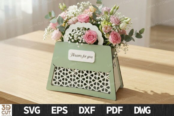 The Art of Precision: Mastering the Floral Gift Purse Box 3D SVG for Laser Cutting